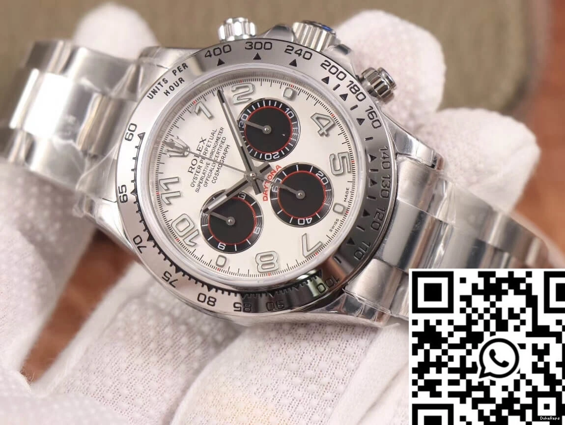 White 116509 Daytona JH Dial Cosmograph Rolex Factory 0814